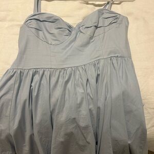 Reformation Blue Mini Dress